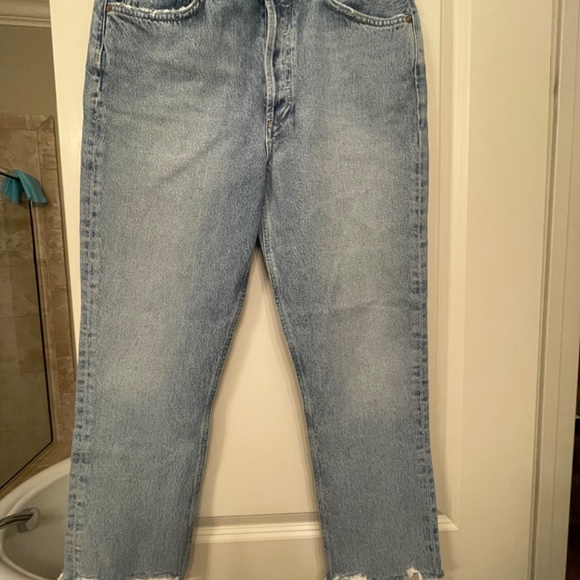 Agolde Riley High Rise Straight Crop Jean - Picture 3 of 4